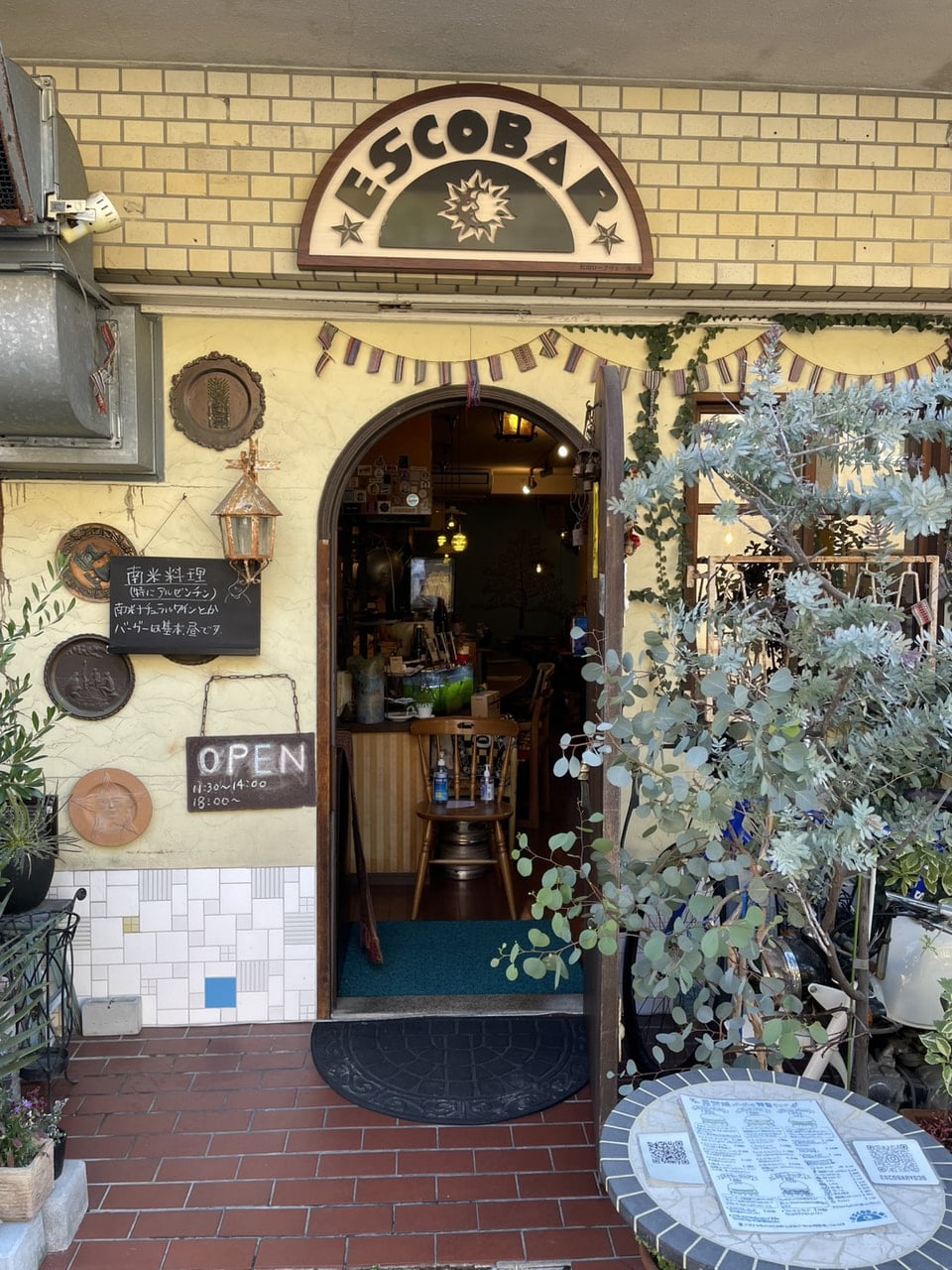 Bienvenido お店の入り口